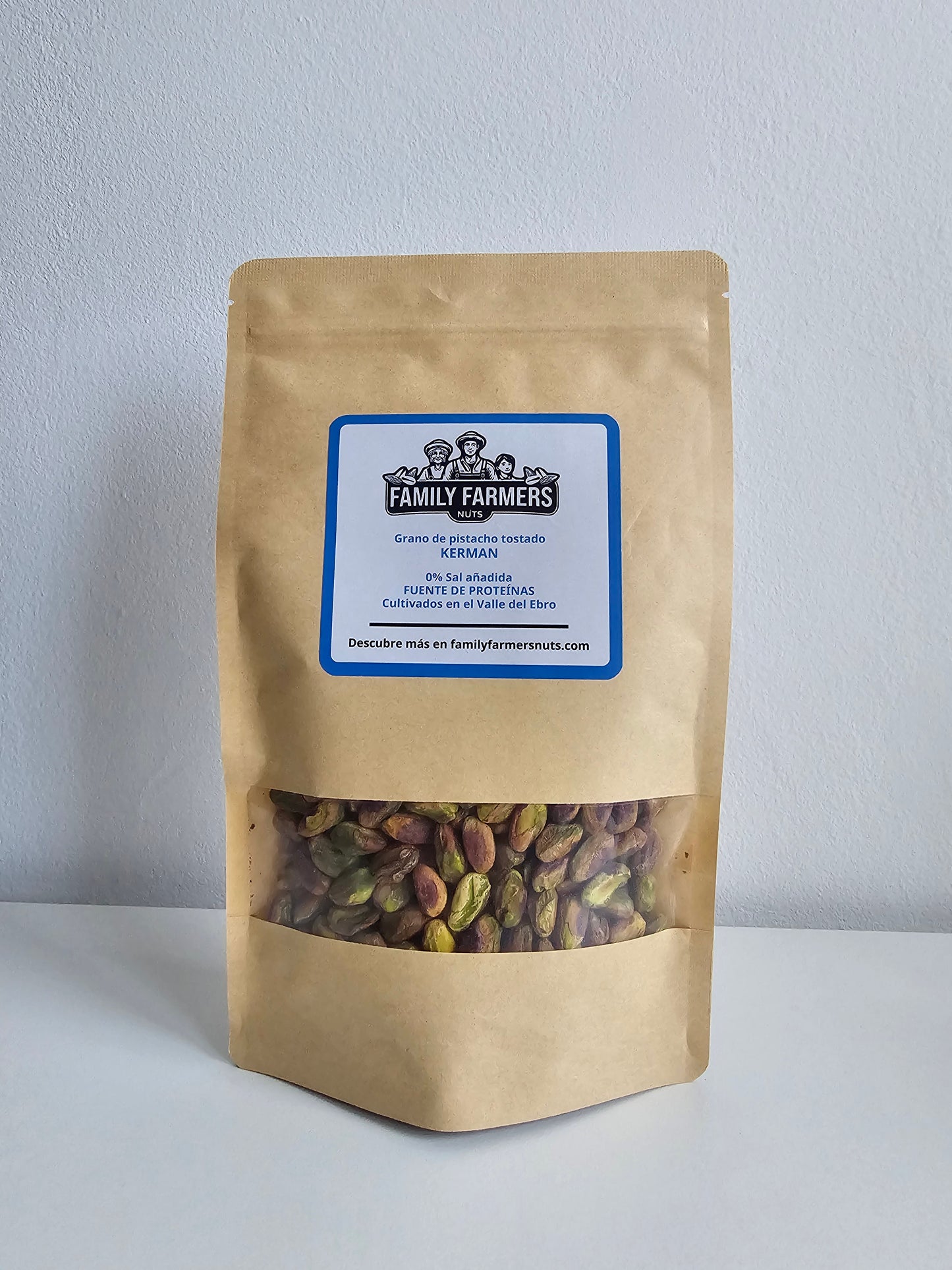Grano de pistacho tostado sin sal variedad Kerman 200 gr